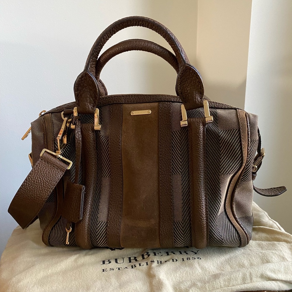 Burberry Prorsum Nevinson Bowling Bag Satchel